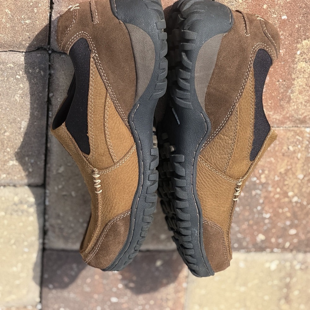 Nunn Bush Portage All Terrain Shoes Mens 9.5 M Brown Moc Toe Slip On Leather - Picture 7 of 9